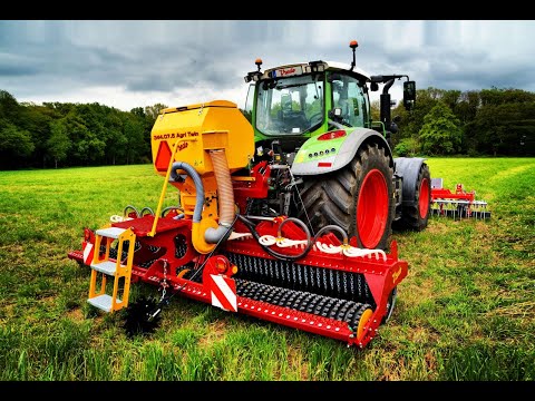 VREDO AGRI Twin pneumatikus gyepvetőgép,  direktvetőgép,  nagyüzemek számára