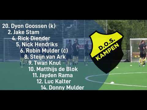 Samenvatting: VELO Wateringen - DOS Kampen (23 aug. 2025) en sfeerimpressie trainingskamp DOS Kampen