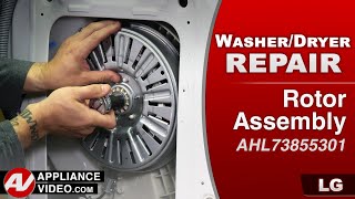 LG Washer Dryer Combo Unit - Rotor Assembly - Diagnostic & Repair