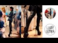 WALKING IN LEATHER OVERKNEE BOOTS AROUNS OLYMPIA EINKAUFZENTRUM PERFECT HEELS BY TAJNA CLUB SHOES