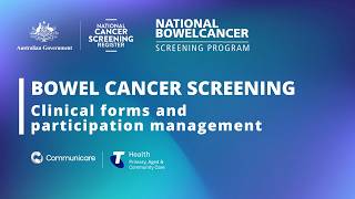 Communicare – Bowel Cancer Screening: Clinical forms and participation management