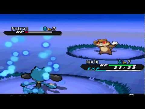 Pokemon Black and White 2 Official English Walkthrough Part 5 Riolu Training!