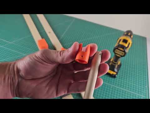 Continuous Targets - Preparing the split dowel