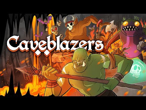Peacefully Searching Caves For Treasure When Goblins Eat You in Caveblazers - Sponsored