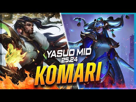Komari - Yasuo vs Lissandra MID Patch 25.24 - Challenger Yasuo Gameplay