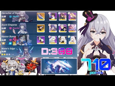 [Honkai Impact 3 SEA] EX Abyss RL (D388) - Benares (710 pts) HR(SS) AE(SS) HB Water's Edge 2* bruh