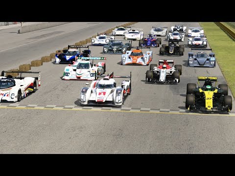 RedBull X2010-R vs F1 Cars '19 vs Du Mans Cars at Monza