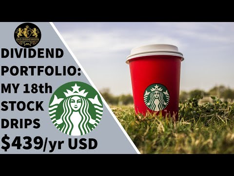 Dividend Portfolio: My 18th Stock Starbucks DRIPs $439/Yr