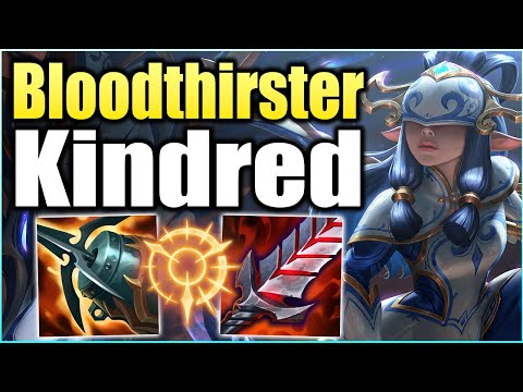 Bloodthirster Rush Kindred Becomes Legit Unkillable? (Vampire Kindred) - League Of Legends
