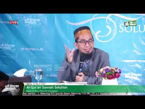 <p>Kajian Rutin<br />
Kamis, 12 Maret 2020<br />
Masjid Al-Ihsan Jaka Saetia<br />
PTM-VJS, Bekasi<br />
===============<br />
Sebarkan seluas-luasnya kebaikan dengan share video ini, subscribe channel dan aktifkan notifikasi untuk mendapatkan ilmu dan informasi terbaru dari Ustadz Adi Hidayat, Lc., MA.</p>
<p>Offical Social Media :<br />
facebook.com/adihidayatofficial<br />
instagram.com/adihidayatofficial<br />
t.me/adihidayatofficial<br />
youtube.com/adihidayatofficial</p>
<p>Untuk mensupport Kegiatan Pengembangan Dakwah Quantum Akhyar Institute, donasi bisa disalurkan melalui :</p>
<p>1. Rekening BTN Syariah (BTN kode bank : 200)<br />
Nomor Rekening 7122 082 337 a.n Yayasan Institut Quantum Akhyar<br />
Untuk Wakaf Lahan Islamic Center Quantum Akhyar Institute</p>
<p>2. Rekening Bank Syariah Mandiri (BSM kode bank : 451)<br />
Nomor Rekening 7088 490 228 a.n Ibrohim Hanif<br />
Untuk Operasional Dakwah</p>
<p>3. Rekening Bank Syariah Mandiri (BSM kode bank : 451)<br />
Nomor Rekening 7123 985 634 a.n Ita Haryati<br />
Untuk Wakaf Buku Hafalan Al-Qur'an</p>
<p>Kajian Rutin<br />
Kamis, 12 Maret 2020<br />
Masjid Al-Ihsan Jaka Saetia<br />
PTM-VJS, Bekasi<br />
===============<br />
Sebarkan seluas-luasnya kebaikan dengan share video ini, subscribe channel dan aktifkan notifikasi untuk mendapatkan ilmu dan informasi terbaru dari Ustadz Adi Hidayat, Lc., MA.</p>
<p>Offical Social Media :<br />
facebook.com/adihidayatofficial<br />
instagram.com/adihidayatofficial<br />
t.me/adihidayatofficial<br />
youtube.com/adihidayatofficial</p>
<p>Untuk mensupport Kegiatan Pengembangan Dakwah Quantum Akhyar Institute, donasi bisa disalurkan melalui :</p>
<p>1. Rekening BTN Syariah (BTN kode bank : 200)<br />
Nomor Rekening 7122 082 337 a.n Yayasan Institut Quantum Akhyar<br />
Untuk Wakaf Lahan Islamic Center Quantum Akhyar Institute</p>
<p>2. Rekening Bank Syariah Mandiri (BSM kode bank : 451)<br />
Nomor Rekening 7088 490 228 a.n Ibrohim Hanif<br />
Untuk Operasional Dakwah</p>
<p>3. Rekening Bank Syariah Mandiri (BSM kode bank : 451)<br />
Nomor Rekening 7123 985 634 a.n Ita Haryati<br />
Untuk Wakaf Buku Hafalan Al-Qur'an</p>