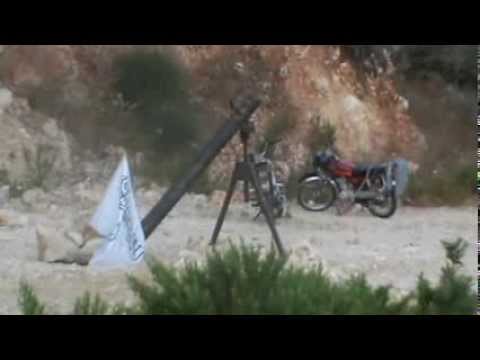 استهداف مقرات النظام من قبل كتيبة الظاهر بيبرس في قرية بلاطة في ريف اللاذقية