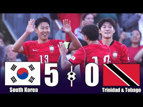 South Korea 5-0 Trinidad & Tobago