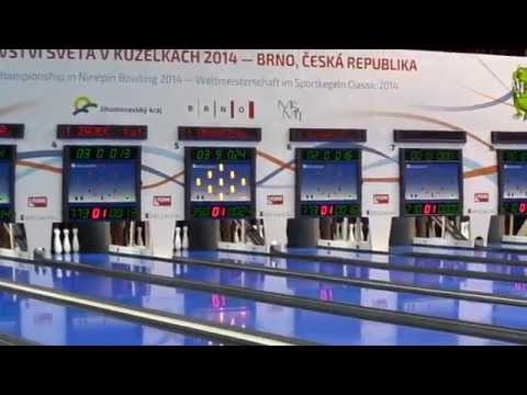 Kegeln Classic WM U23 in Brno 2014 - Sprint Finale im Sudden Victory