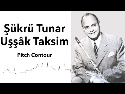 Şükrü Tunar - Uşşak Taksim on Clarinet (Pitch Contour only)