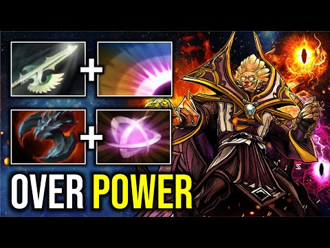 OVER POWER BUILD..!! Heaven's Halberd + Satanic invoker New Meta by Sumiya 7.24 | Dota 2