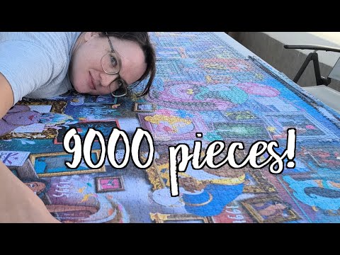 9000 piece Trefl Disney Puzzle Review! Biggest puzzle I've made yet!
