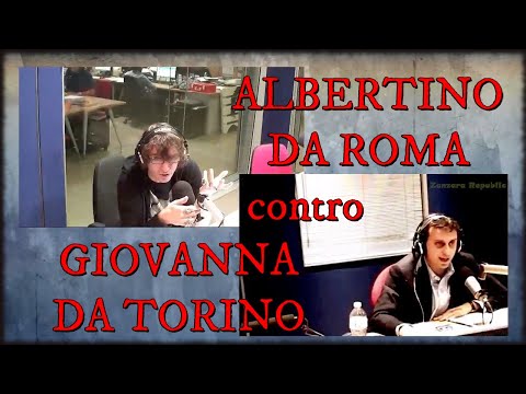 Albertino da Roma critica Giovanna da Torino - La Zanzara 9.1.2018