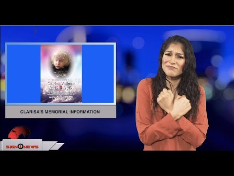 Clarisa’s memorial information (ASL - 1.4.19)