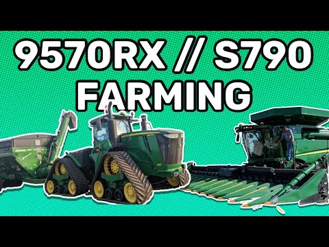 Daily Harvest Iowa with our John Deere 9RX Tractor and S790 Combine