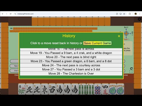 Mahjong 4 Friends - Hints and Tips for practicing American Mahjongg - YouTube