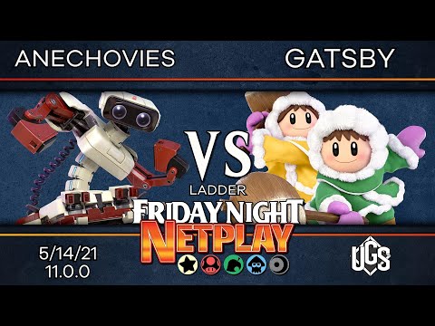 Friday Night Netplay #50 - Ladder - Anechovies(ROB) Vs. Gatsby(Ice Climbers)
