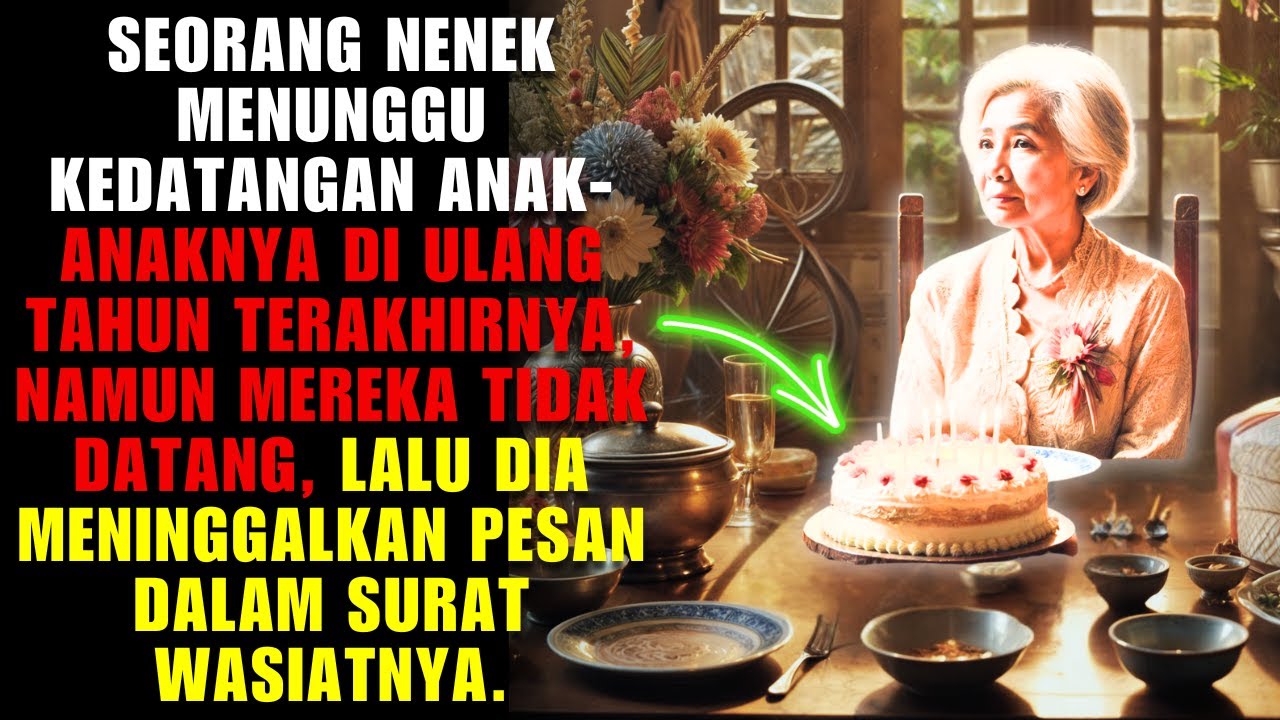 Seorang Nenek Menunggu Anak-Anaknya Di Ulang Tahun Terakhirnya, Namun Mereka Tak Datang, Lalu Ia...