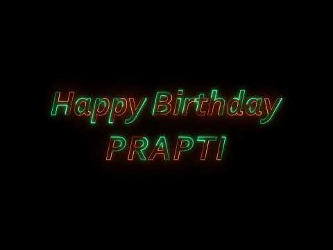 Happy Birthday Prapti