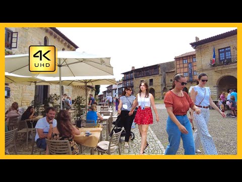 SANTILLANA DEL MAR walk | Santillana del Mar Street Walking Tour 4K 60fps  (▸13 min)