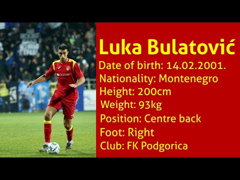 Luka Bulatovic Football CV - Season 2021/22