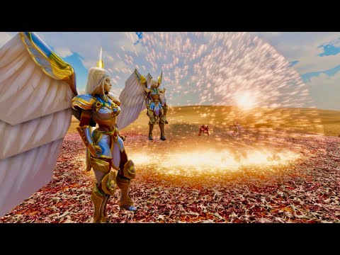 5 ANGELS VS 2 MILLION ZOMBIES UEBS 2 Ultimate Epic Battle Simulator 2