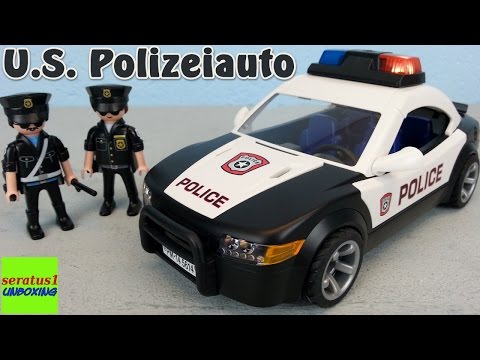 Playmobil Polizeiauto 5673 Police Cruiser U.S. seratus1 unboxing