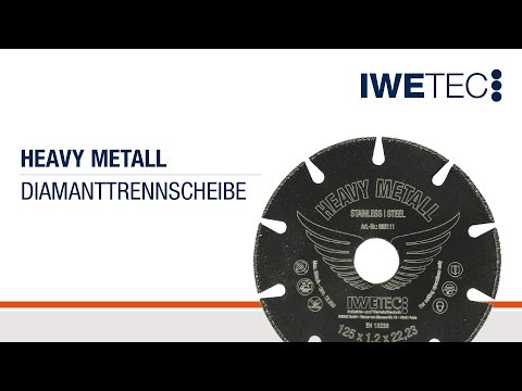 Heavy Metall | Diamanttrennscheibe | IWETEC