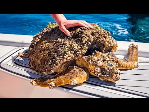 PRZERAŻAJĄCE nagrania: co żyje POD pancerzem żółwi morskich! 🤯