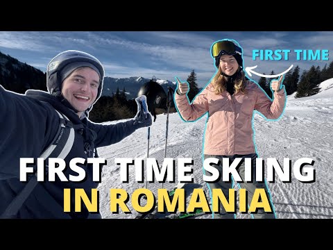 FIRST TIME SKIING - Poiana Brasov (Romania)