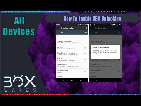 How to Eanble OEM Unlock Before Root