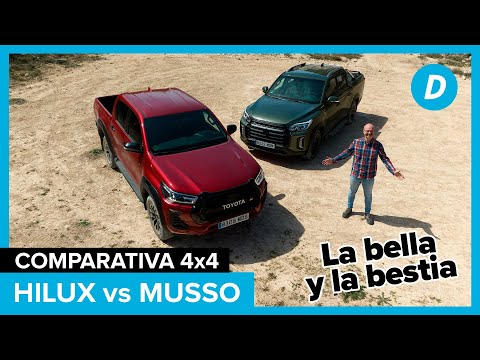 Comparativa 4×4 ¡al límite!: SsangYong Musso vs Toyota Hilux | Prueba off road | Diariomotor
