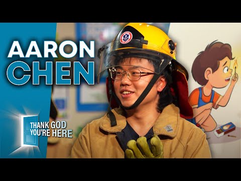 Aaron Chen Teaches Fire Safety TO CHILDREN! | Thank God You're Here
