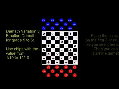 Damath variations - do it yourself!