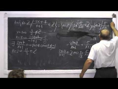 1/2 Lectia 556 - Aflarea elementelor unei multimi cand o fractie devine numar intreg - Aplicatii