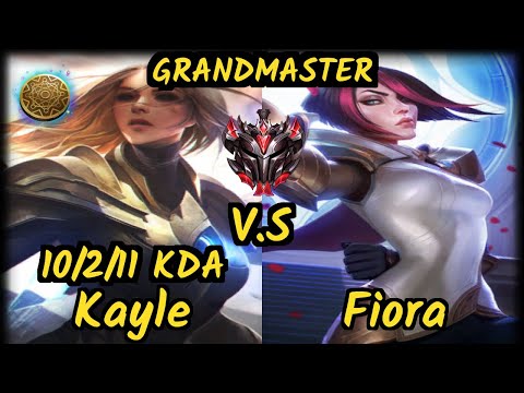 MSF sOAZ (KAYLE) vs FIORA - 10/2/11 KDA TOP GAMEPLAY - EUW Ranked GRANDMASTER