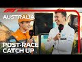 Lando Norris And Alex Albon's Funny Post-Race Chat! | 2022 Australian Grand Prix