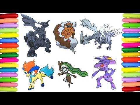 Pokemon list coloring #644 649