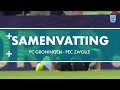 Samenvatting FC Groningen - PEC Zwolle