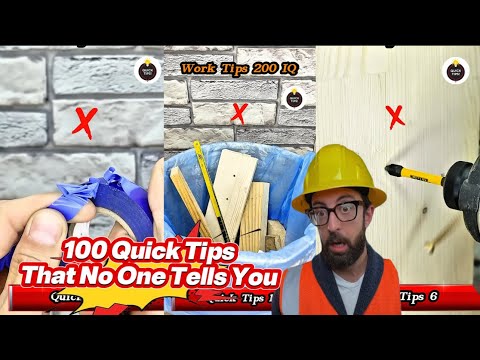100 Quick Tips That No One Tells You #quicktips #tipsandtricks #smarttips #knowledge 