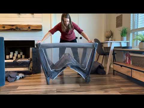 How to easily assemble & disassemble the Baby Trend Retreat Nursey Center Pack 'N Play