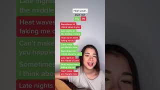 Heat Waves - Glass Animals 🎤 #duet #karaoke #heatwaves #singing