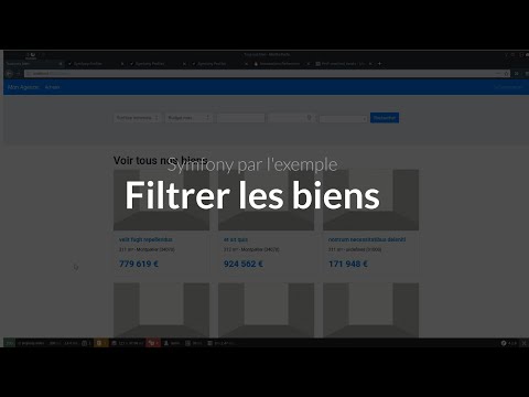 Symfony 4 par l exemple 8 16 Filtrer les biens
