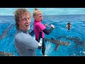 Swimming with SHARKS! Overcoming Fear!