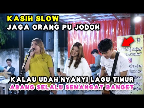 KASIH SLOW X JAGA ORANG PU JODOH - SANZA SOLEMAN LIVE NGAMEN MENOEWA KOPI | PUTRI PASANEA FT TRISNA