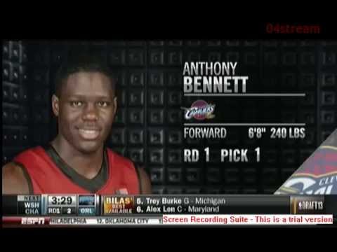 Nba Draft No.1 Pick 2013 Anthony Bennett Part 2/2